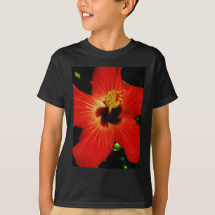 Roter Hibiskus T-Shirt