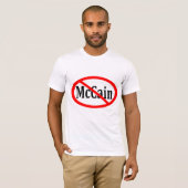 Roter Hieb durch McCain Shirt (Vorne ganz)