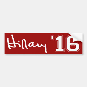 Roter Hillaryunterzeichnungs-Autoaufkleber 2016 Autoaufkleber