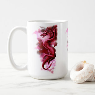Roter Himmel am Morgen Kaffeetasse