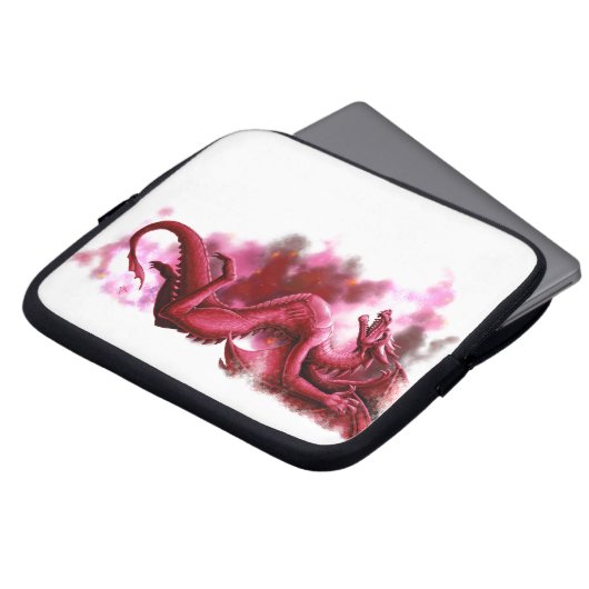 Roter Himmel am Morgen Laptopschutzhülle (Vorne Oben)