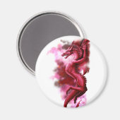 Roter Himmel am Morgen Magnet (Vorderseite/Rückseite)