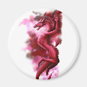 Roter Himmel am Morgen Magnet (Vorne)