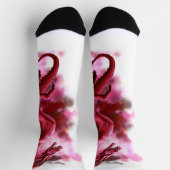 Roter Himmel am Morgen Socken (Oben)