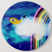 Roter Himmel Button (Vorderseite)