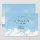 Roter Himmel Einladung (Vorne/Hinten)