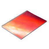 Roter Himmel in der Nacht Notizblock (Linke Seite)