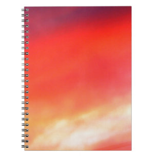 Roter Himmel in der Nacht Notizblock
