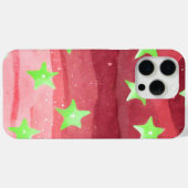 Roter Himmel mit Sternen Case-Mate iPhone Hülle (Rückseite (Horizontal))