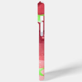 Roter Himmel mit Sternen Case-Mate iPhone Hülle (Rückseite / Links)