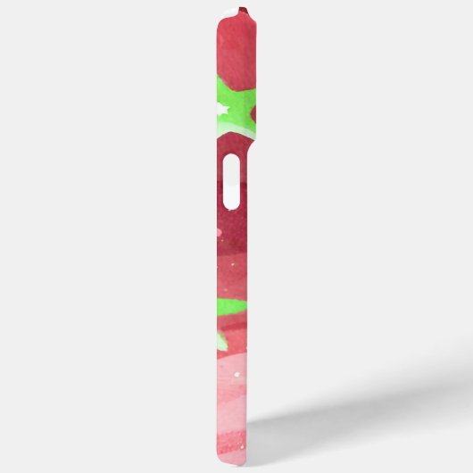 Roter Himmel mit Sternen Case-Mate iPhone Hülle (Rückseite / Rechts)