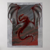 Roter Himmel Poster (Vorne)