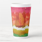 Roter Himmel segeln Milchtasse (Vorderseite)