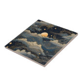 Roter Himmelsstern Fliese (Seite)