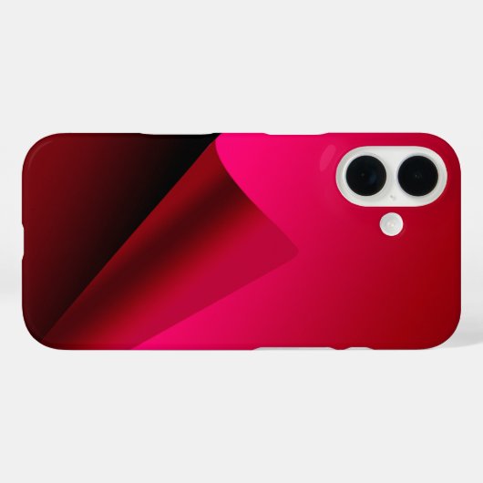 Roter Hintergrund Case-Mate iPhone Hülle (Rückseite (Horizontal))