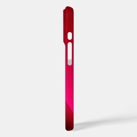 Roter Hintergrund Case-Mate iPhone Hülle (Rückseite / Links)