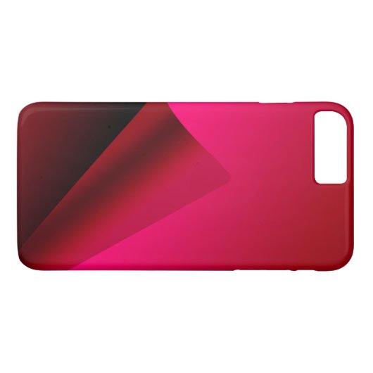 Roter Hintergrund Case-Mate iPhone Hülle (Rückseite (Horizontal))