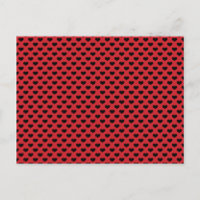 Roter Hintergrund für Schwarze Herzen Hübsch