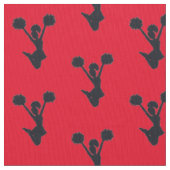 Roter Hintergrund Jubel Silhouette Stoff (Nahaufnahme)
