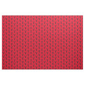Roter Hintergrund Jubel Silhouette Stoff (Yard (91,4 cm))