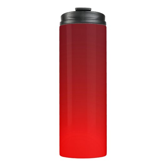 Roter Hintergrund Thermosbecher (Vorderseite)
