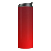 Roter Hintergrund Thermosbecher (Nach links gedreht)
