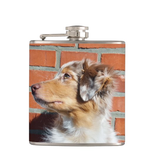 Roter Hirte Flachmann (Vorderseite)