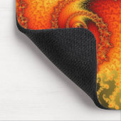 Roter Hitziger Feuerplatz-Mauspad Mousepad (Ecke)