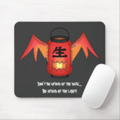 Roter Hochinobake (Paper Lantern Ghost) Mousepad (Mit Mouse)