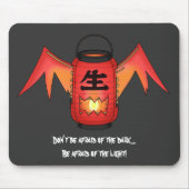 Roter Hochinobake (Paper Lantern Ghost) Mousepad (Vorne)