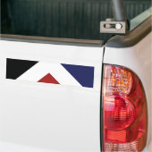 Roter Höchstflaggen-Autoaufkleber Autoaufkleber (Auf Lkw)