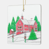 Roter Holiday Barn Ornament (Links)