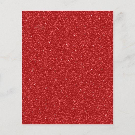 Roter Holiday Floral Border Paper (Rückseite)