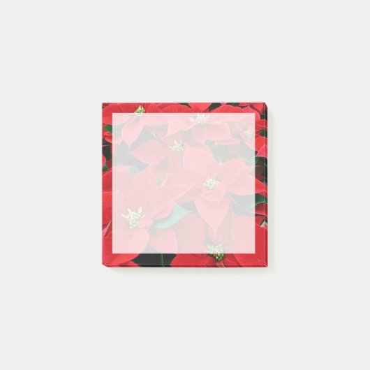 Roter Holiday Post-it Klebezettel (Vorderseite)