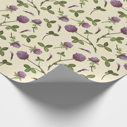 Roter Honig Antiquitätenpapier Geschenkpapier (Ecke)