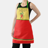 Roter Hot-Chili-Paprikaschoten Mustard All-Over-Pr Schürze (InSitu)