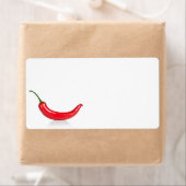 Roter Hot-Chili Pepper Abgeschieden auf weißem Hin (Insitu)