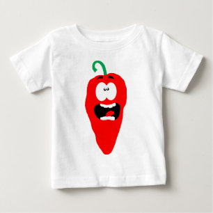 Roter Hot Chili Pepper Baby T-shirt