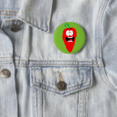 Roter Hot Chili Pepper Button (Beispiel)