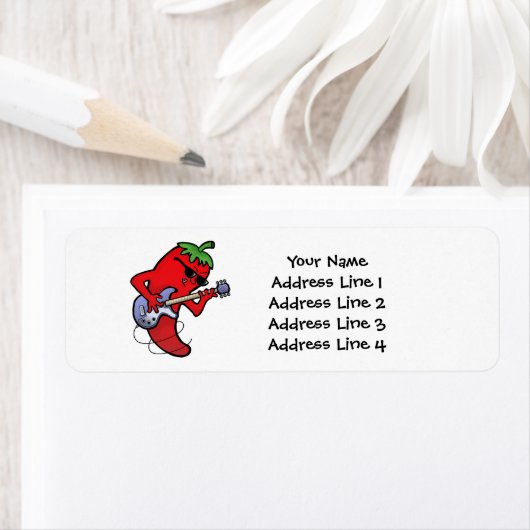 Roter Hot-Chili-Rocker (Insitu)