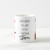 Roter Hot Chili Rocker Mit Zitat Kaffeetasse (Mittel)