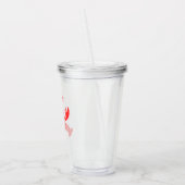 roter Hummer Acryltrinkbecher (Links)