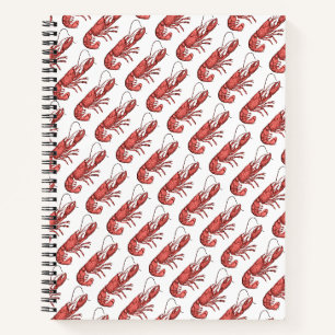 Roter-Hummer-Bilddesign Notizblock
