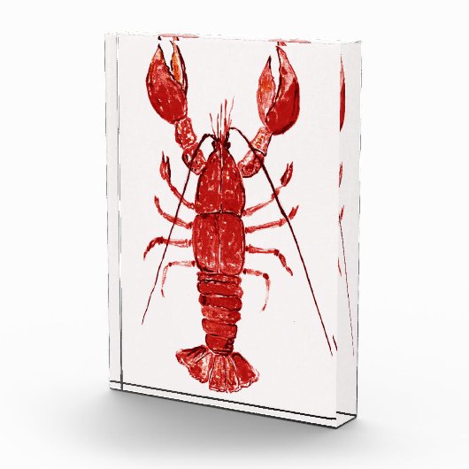 Roter Hummer Fotoblock (Rechts)