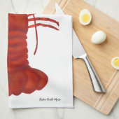 Roter Hummer Geschirrtuch (Viertel Falte)