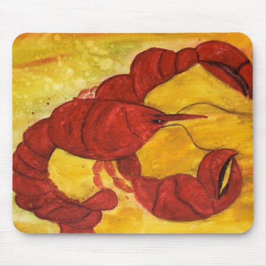 Roter Hummer Mousepad (Vorne)