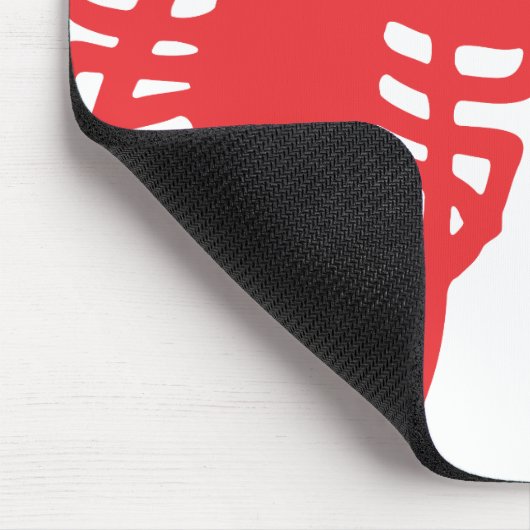 Roter Hummer Mousepad (Ecke)