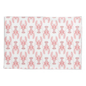 Roter Hummer-Nautiker Kissenbezug (Rückseite)