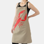 roter Hummer Schürze (InSitu)