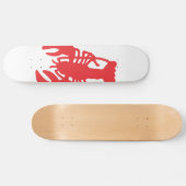 Roter Hummer Skateboard (Horizontal)